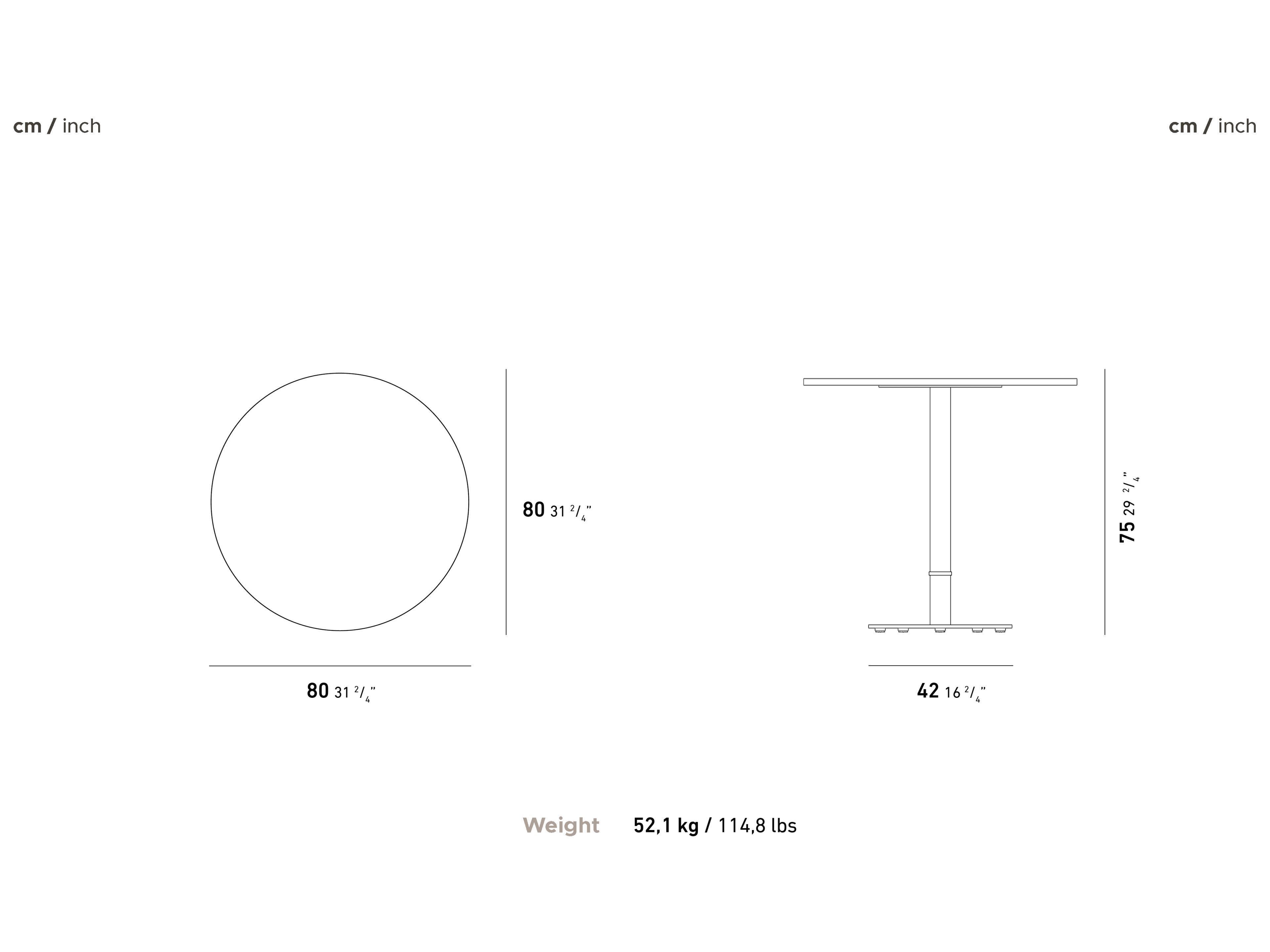 Круглый садовый стол из натурального камня YAAZ Anka ARCH-00107901 - Вид №4