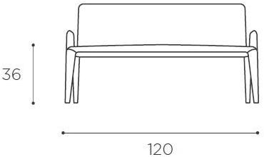 EPÒNIMO Диван из ткани Nova Nv006 - Вид №3
