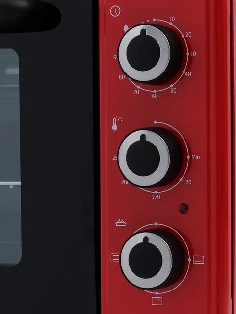 9146389 Мини-печь Oasis M-50R красный STDN-0150592 - Вид №3