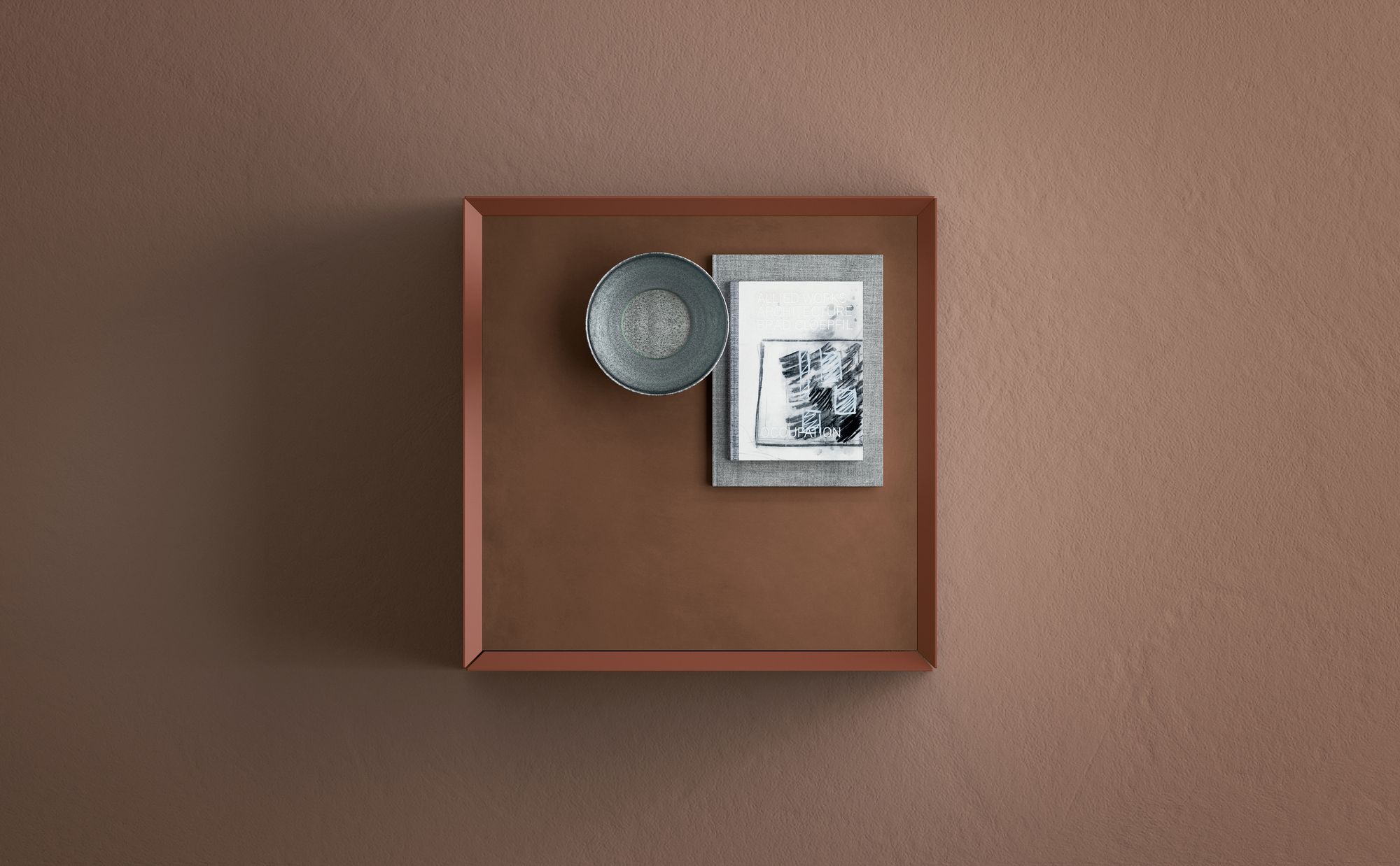 Деревянная квадратная тумбочка с ящиками Caccaro ARCH-00135965 - Вид №1