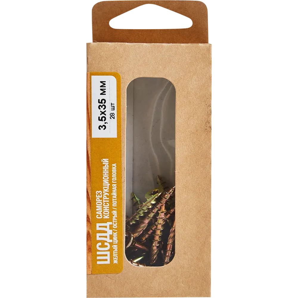 Santreyd: Конструкционные саморезы по дереву 3.5x35 мм с потайной головой (28 шт) 89335574 STLM-1007700 - Вид №4