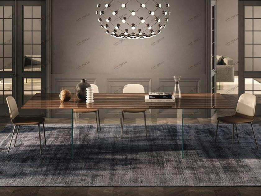 Lago Прямоугольный стол из xglass Air sun-id-1478044