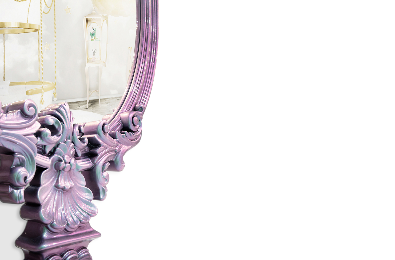 CIST829 Зеркала для детской Хамелеон розовый Circu  - Вид №5