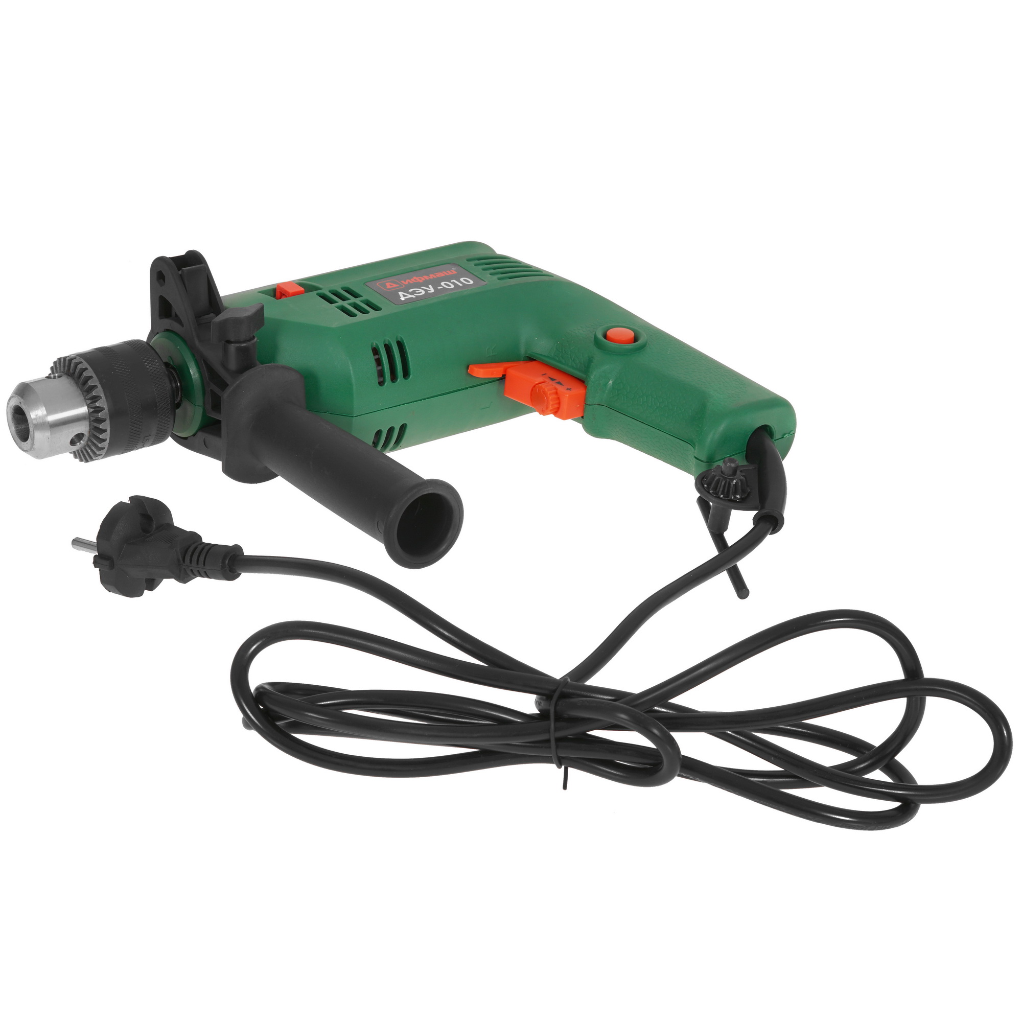 Дрель Дифмаш ДЭУ-010 [ударный, ключевой, 600 Вт, 3000 об/мин, реверс, 1.4 кг] 5321677 STDN-0043314 - Вид №4