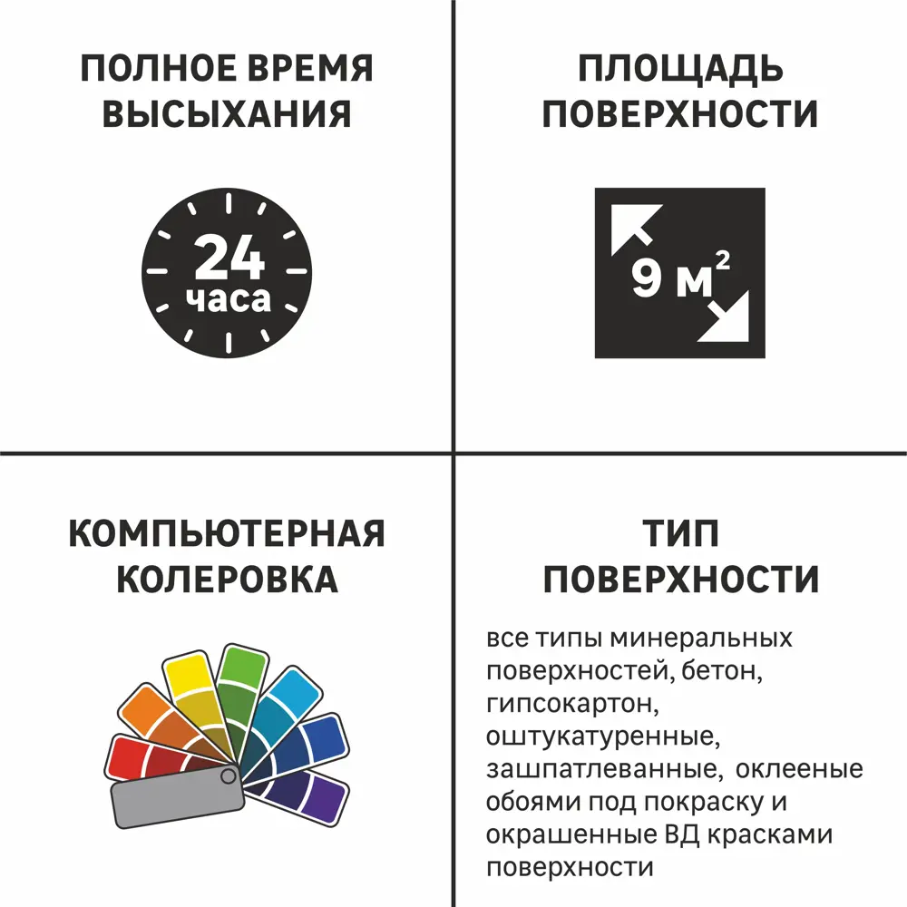 Краска для стен и потолков Luxens база A 1 л 82025665 STLM-2075044  - Вид №1