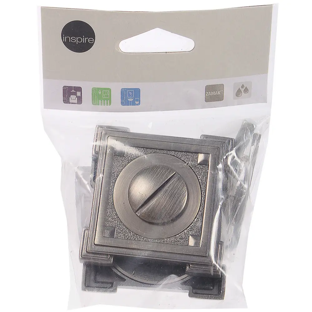 Фиксатор-вертушка для дверей Inspire ЦАМ цвет бронзовый STLM-2066234 - Вид №2