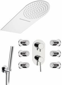 Remer Rubinetterie Смеситель для душа из нержавеющей стали с лейкой Minimal N 94 s02 ufmca