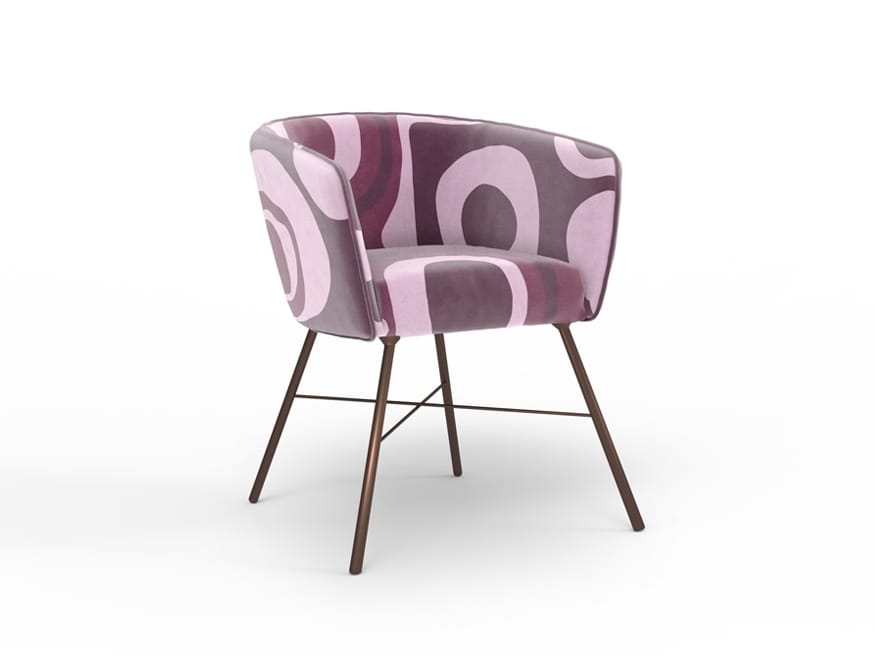 Мягкий тканевый стул с подлокотниками MOMENTI Home &amp ARCH-00061843