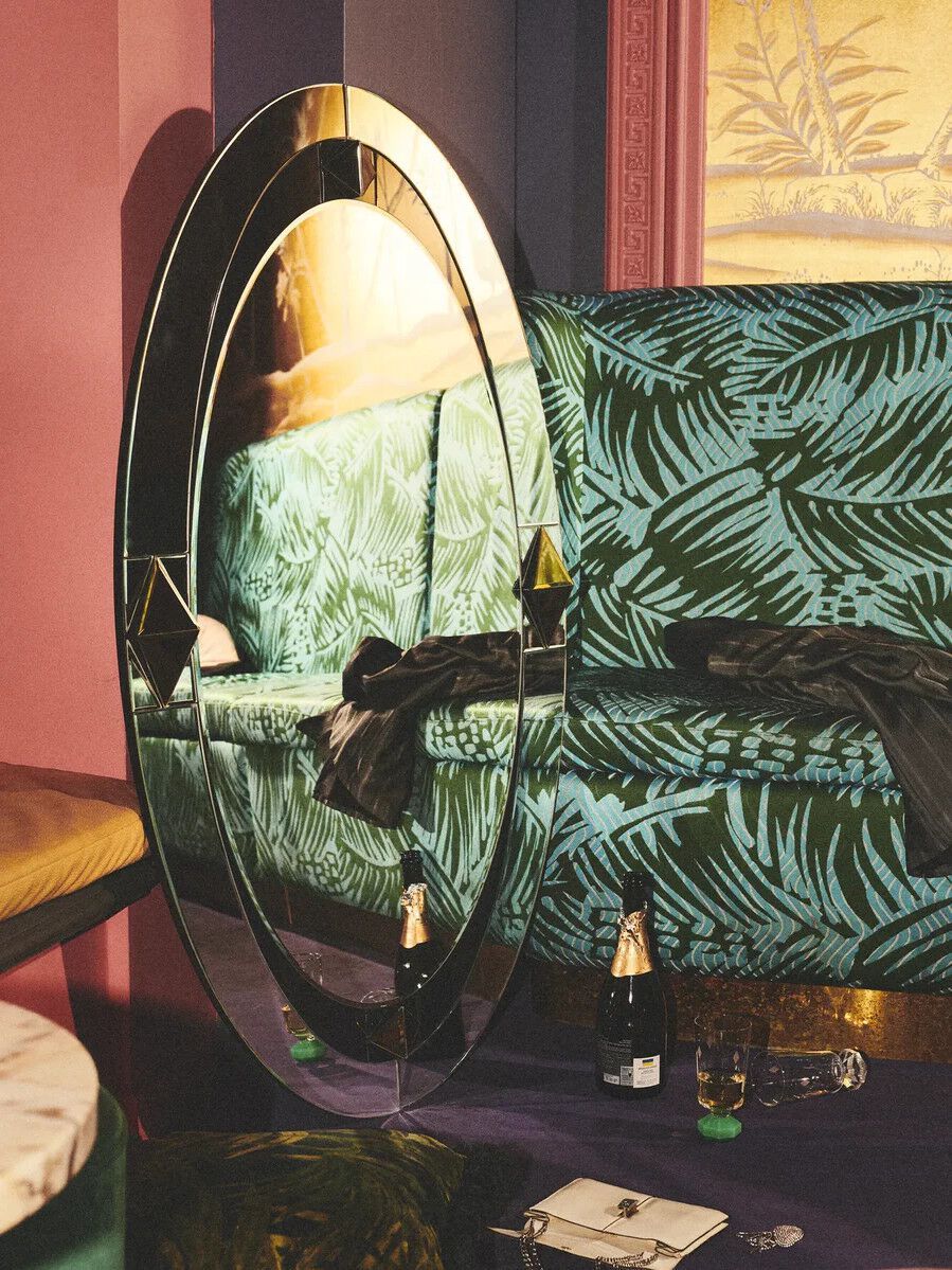 Овальное зеркало из хрусталя Reflections Copenhagen DARLING ARCH-00058139 - Вид №2