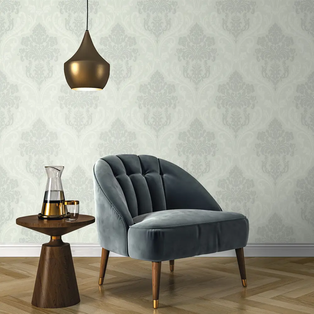 Обои флизелиновые Inspire Carolyn-Verona зелёные 1.06 м 968620 STLM-2066400 - Вид №2