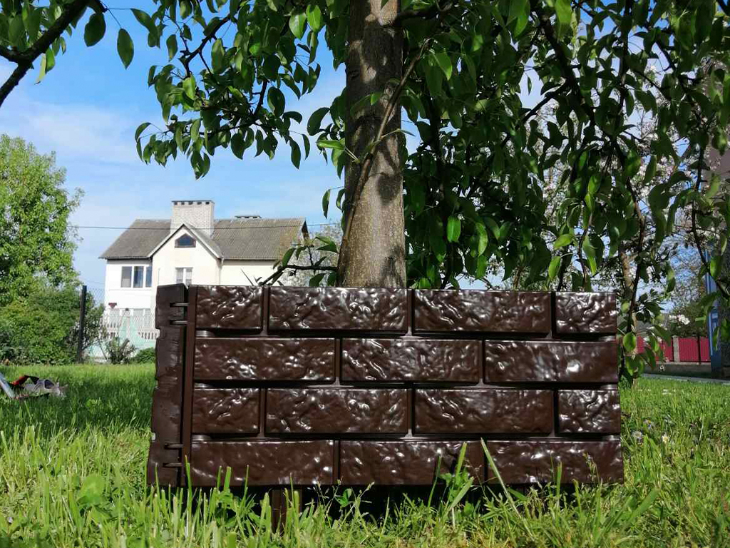 Садовый конструктор, шоколад, 4 шт, длина 180 см, высота 20 см ГеоПластБорд GPBST-164 - Вид №5