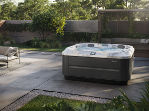 Надземный мини-бассейн с джакузи