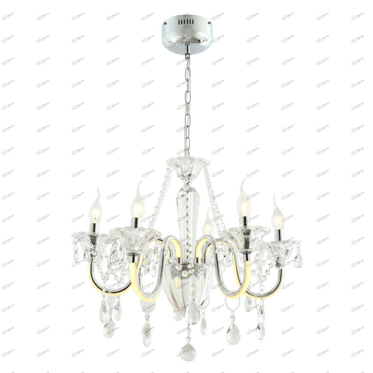 Подвесная люстра Favourite Mieder 2426-6P FAVOURITE ДИЗАЙНЕРСКИЕ, MIEDER 312438 Хром 