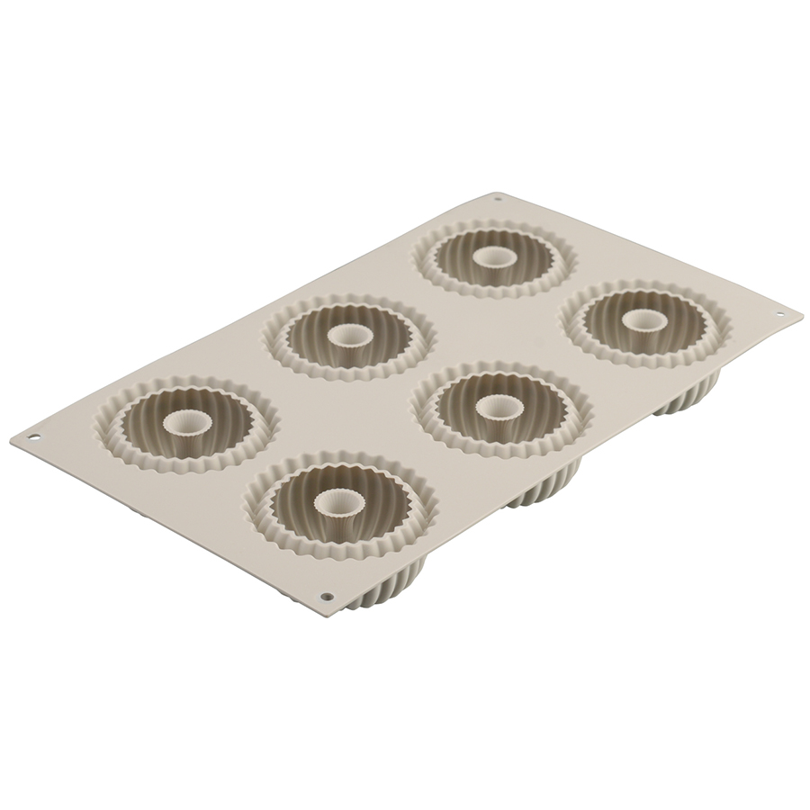 26.233.13.0065 Форма для приготовления пирожных mini raggio 18 х 33,6 см силиконовая Silikomart  - Вид №8