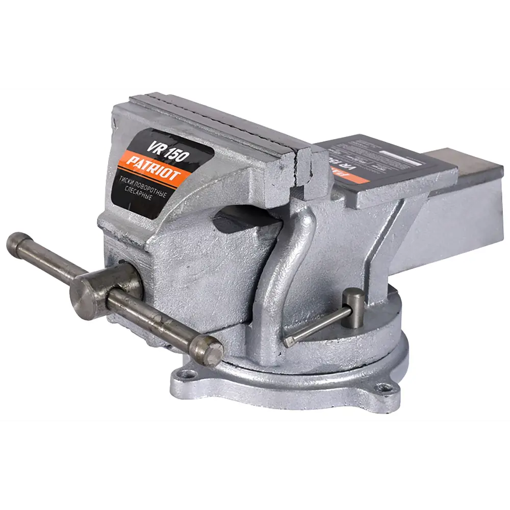 Поворотные слесарные тиски Patriot с наковальней 150 мм 82890300 STLM-1427718