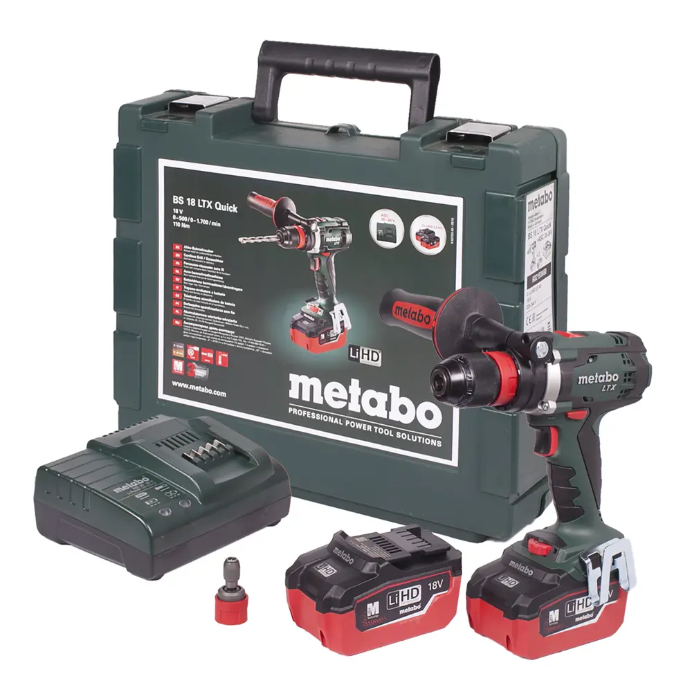 Шуруповерт Metabo BS 18 LTX Quick Metabo, Li-ion 18 В STLM-2107251 - Вид №3