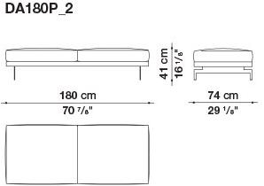 B&B Italia 3-х местный тканевый диван Dock sun-id-1376507 - Вид №106