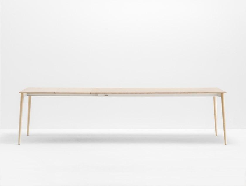 Pedrali Стол раздвижной прямоугольный из ясеня Malmö Tml - Вид №2