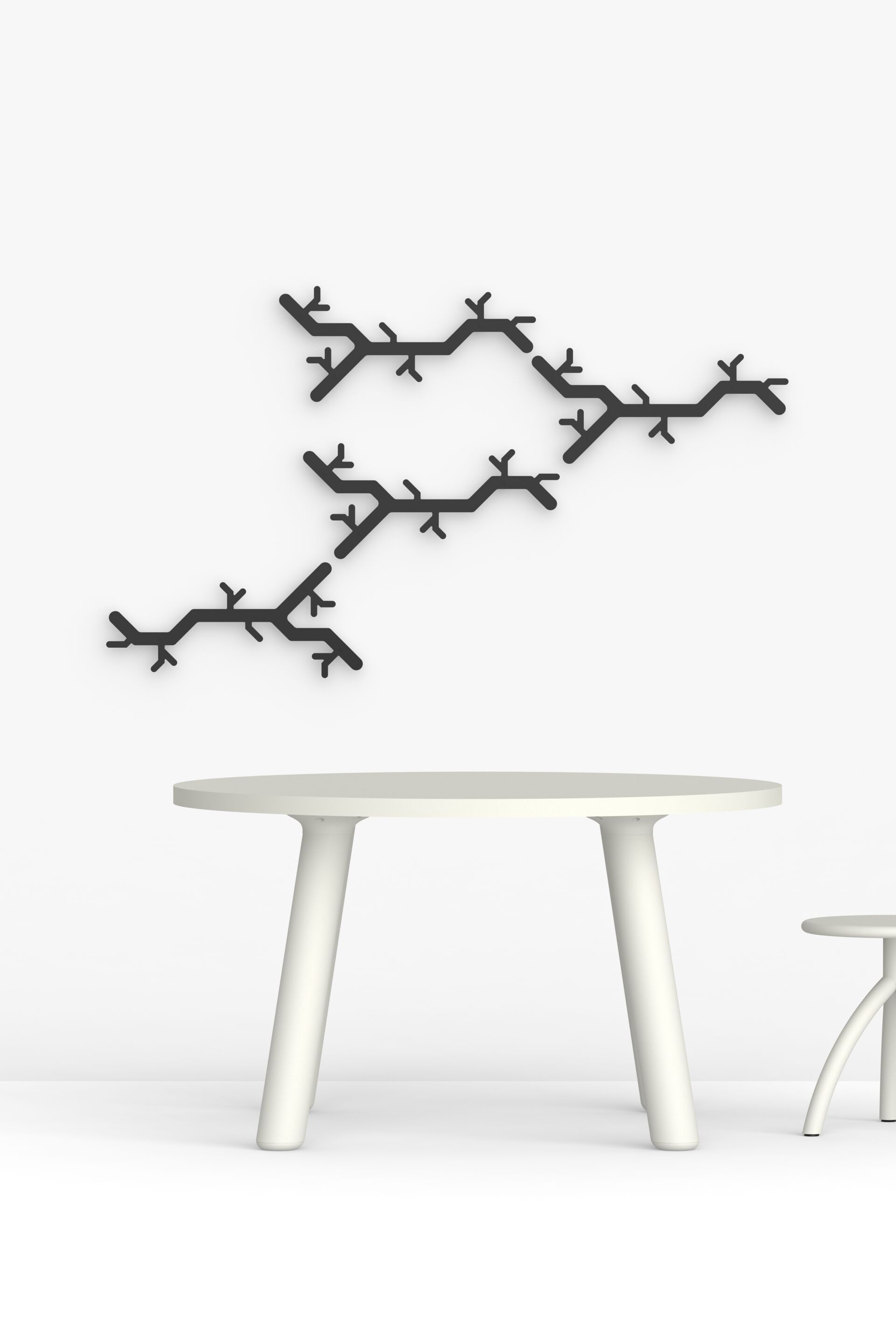 Стальная настенная вешалка с порошковым покрытием FUNCTIONALS TREE HOOKED ARCH-00076583 - Вид №6