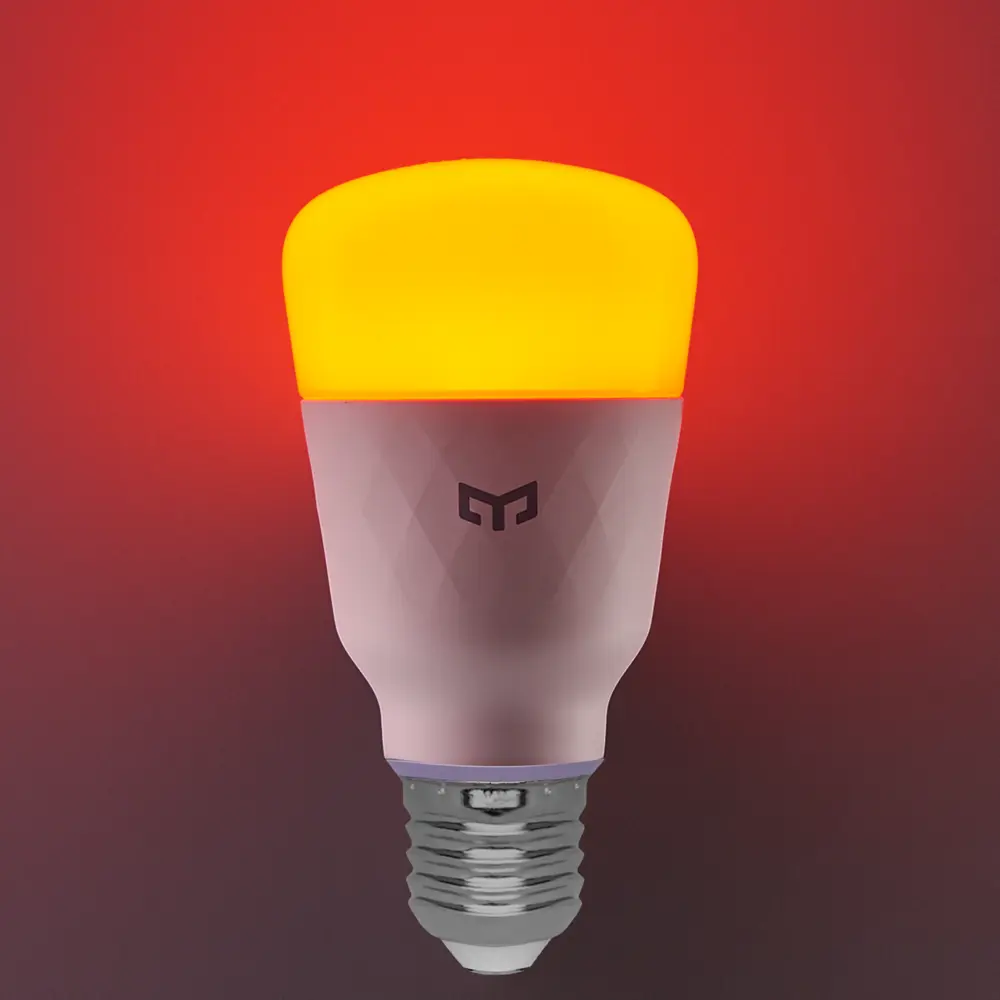 Лампа умная светодиодная Yeelight E27 200-240 В 10 Вт груша матовая 800 лм регулируемый цвет света RGBW для диммера STLM-2194174 - Вид №3