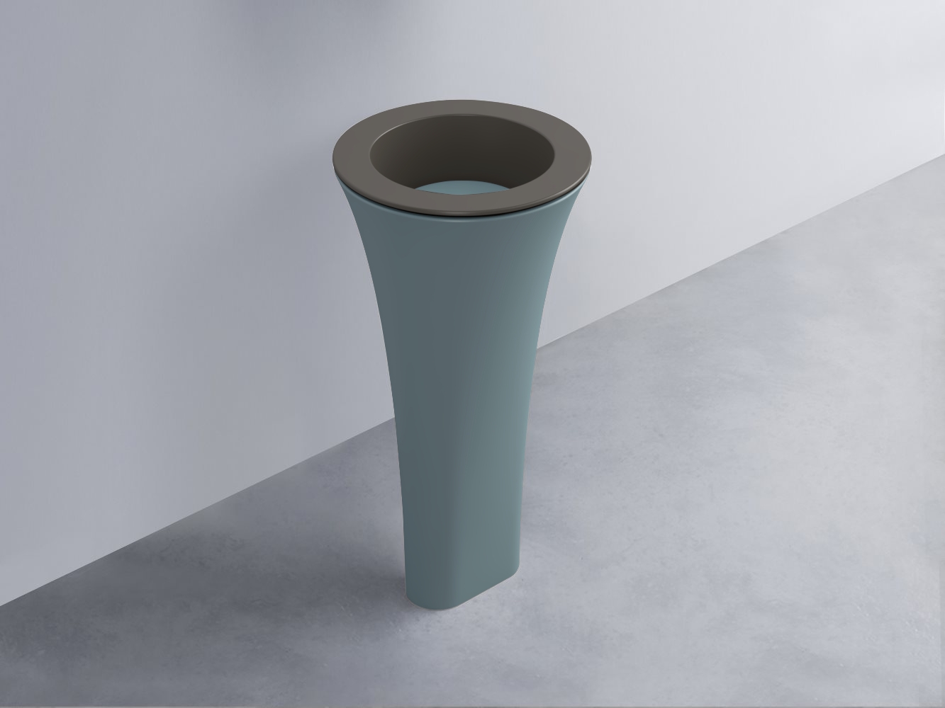 AMLA45-FN+AMPILT-PL+AMCOLT-PL Раковина Amedeo Tondo отдельностоящая cielo Enjoy + Amedeo Ceramica Cielo