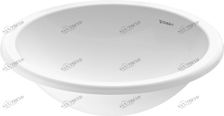 0318450000 Накладная раковина под столешницу  овальная Duravit Architec