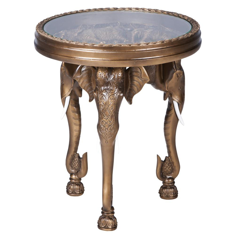 13062 Стол Слон 2 Бронза BOGACHO 4627138231074