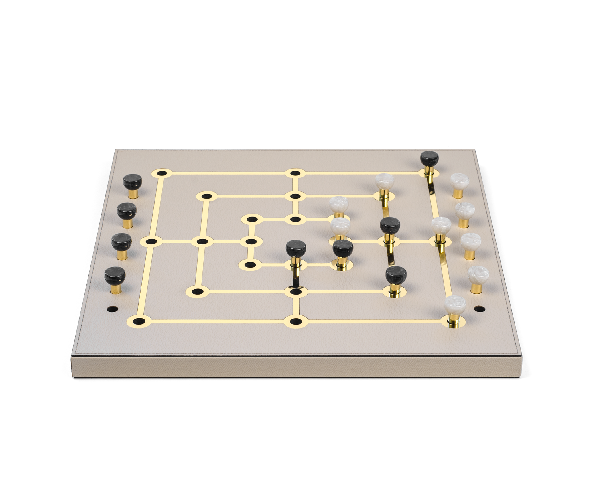 Набор игр «Мельница» - 39X39XH2,5 см / зернистая кожа_earth Pinetti 00.1020.029.049 - Вид №1