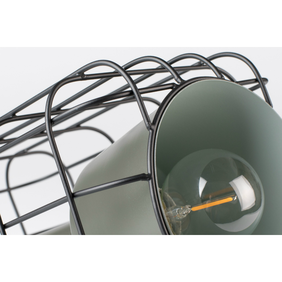 Лампа настольная Cage, черная White Label Living 5200072 - Вид №3