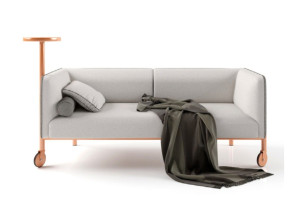 2-местный диван с колесами