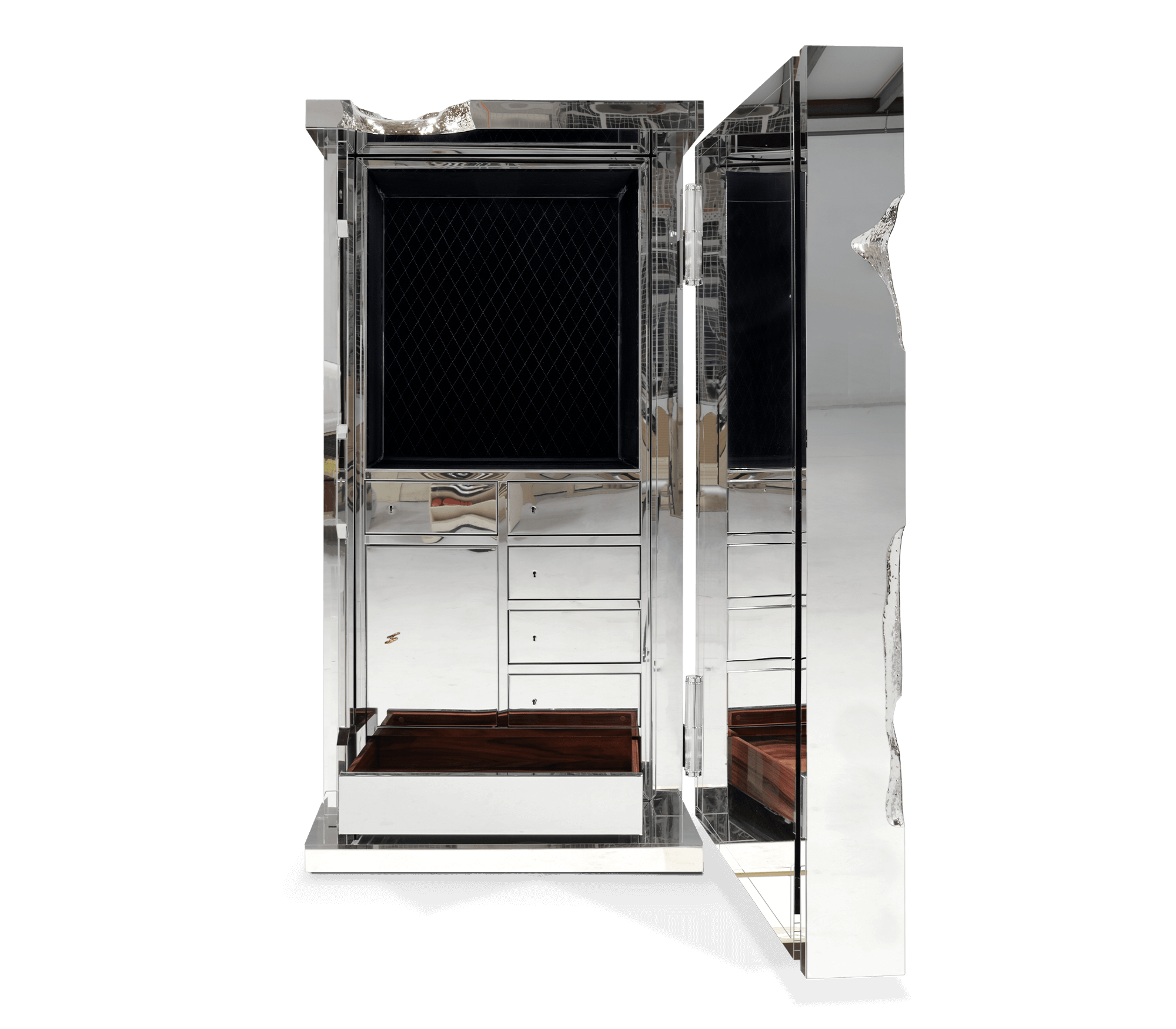 0-213 Роскошный серебряный сейф миллионера Boca Do Lobo  - Вид №4