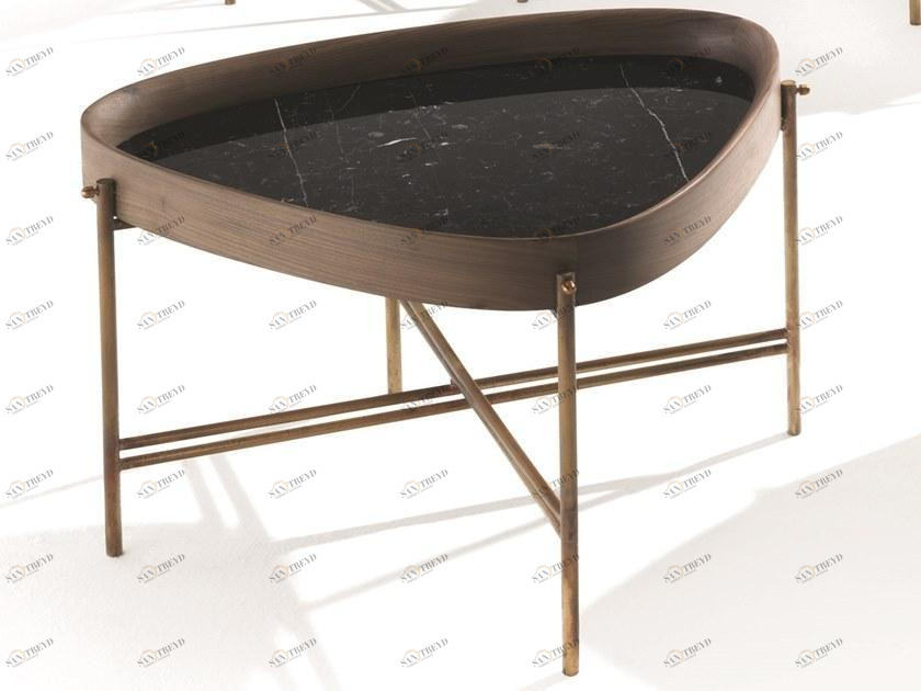 Frigerio Salotti Низкий треугольный журнальный столик с подносом sun-id-1345443