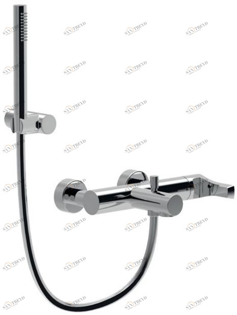 Rubinetteria Giulini Смеситель для ванны, однорычажный, с ручным душем Ego F5701