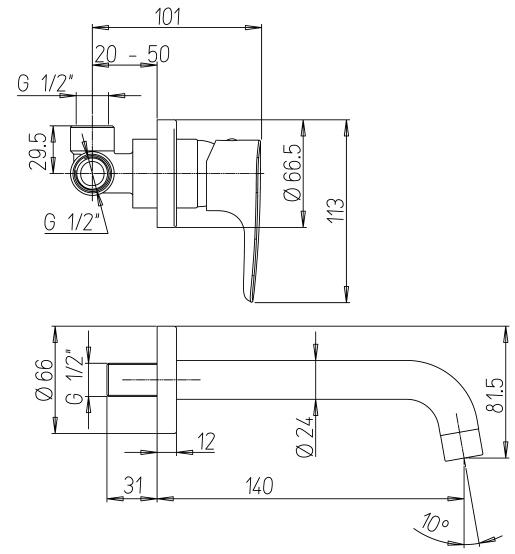 Jacuzzi ALBA 0LB00497JA01 - Вид №1