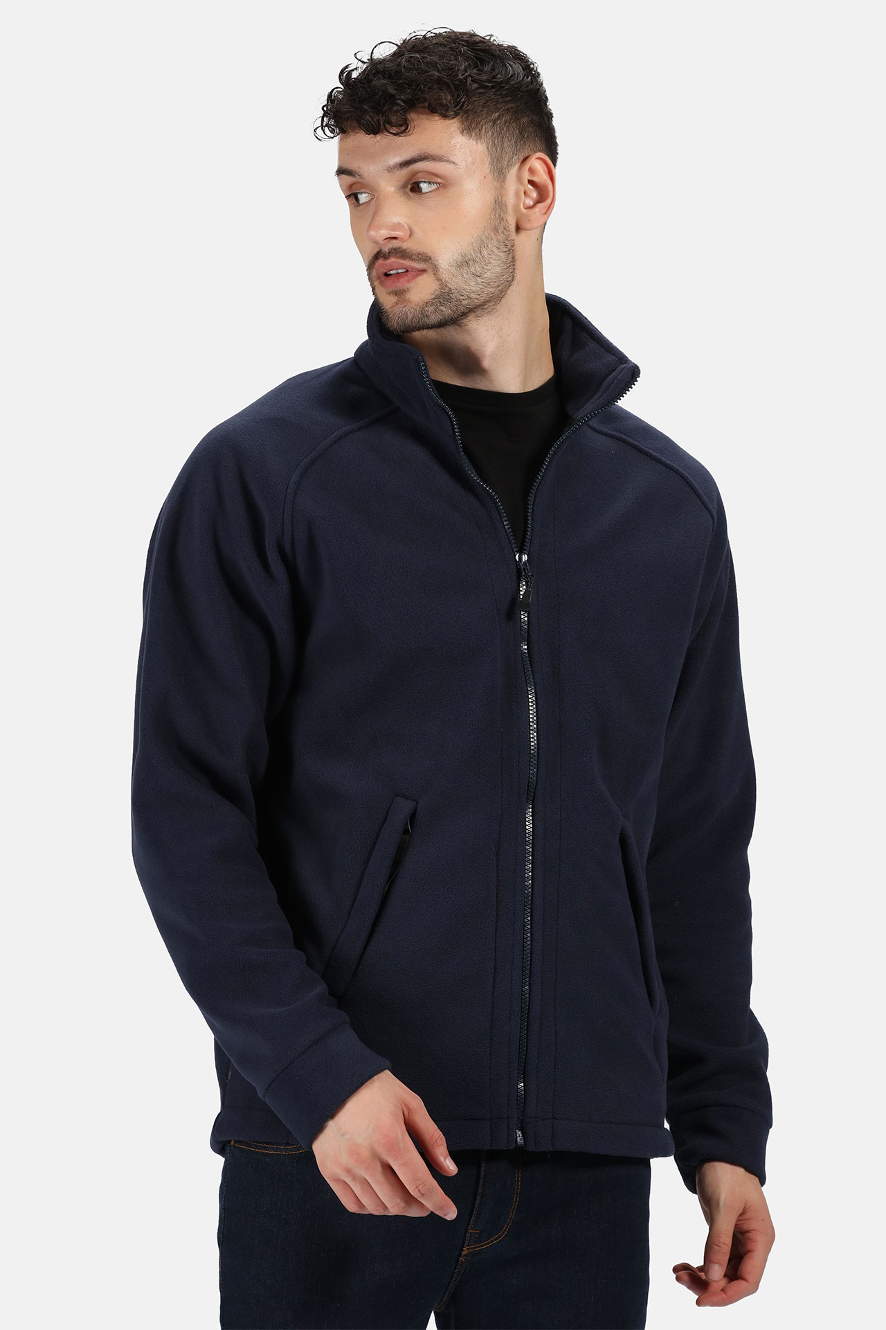 5046025 Куртка РЕГАТТА ПРОФЕШИОНАЛ СИГМА флисовая темно-синяя  Демисезонная одежда размер XXL (62-64) Спецодежда  - Вид №4