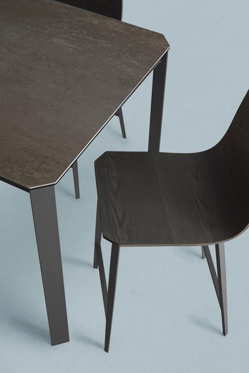 MOBLIBERICA Высокий деревянный табурет с подставкой для ног Salt sun-id-1491903 - Вид №4