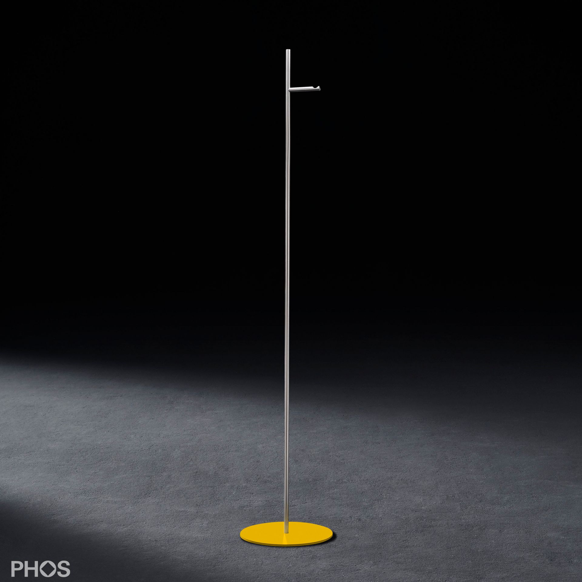 GSTS1V-BPGe Вешалка прямая 1м, основание: желтое. PHOS 