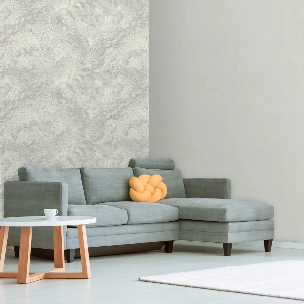 MONTE SOLARO Nika - серые флизелиновые обои с виниловым покрытием 89423743 STLM-1576988 - Вид №4