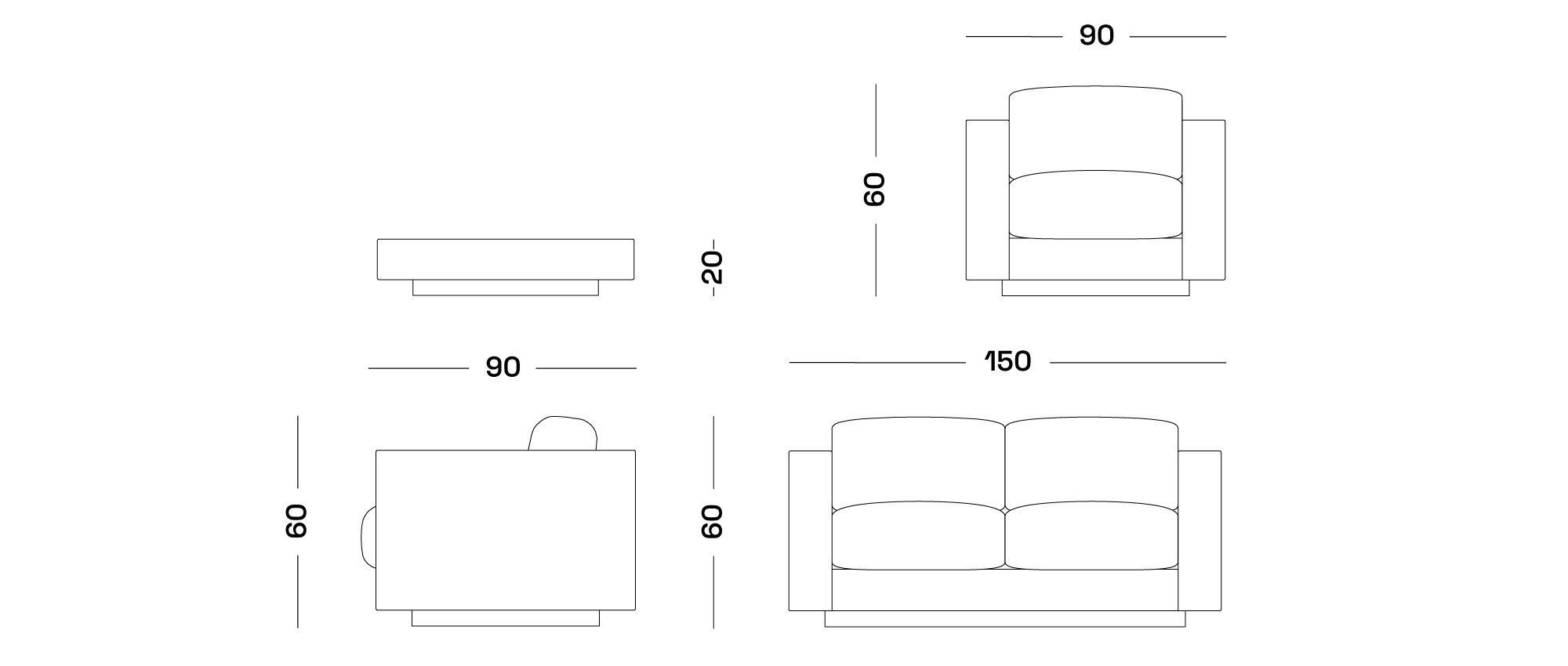 Кожаное кресло с лакированной деревянной рамой Poltronova Saratoga ARCH-00045962 - Вид №5