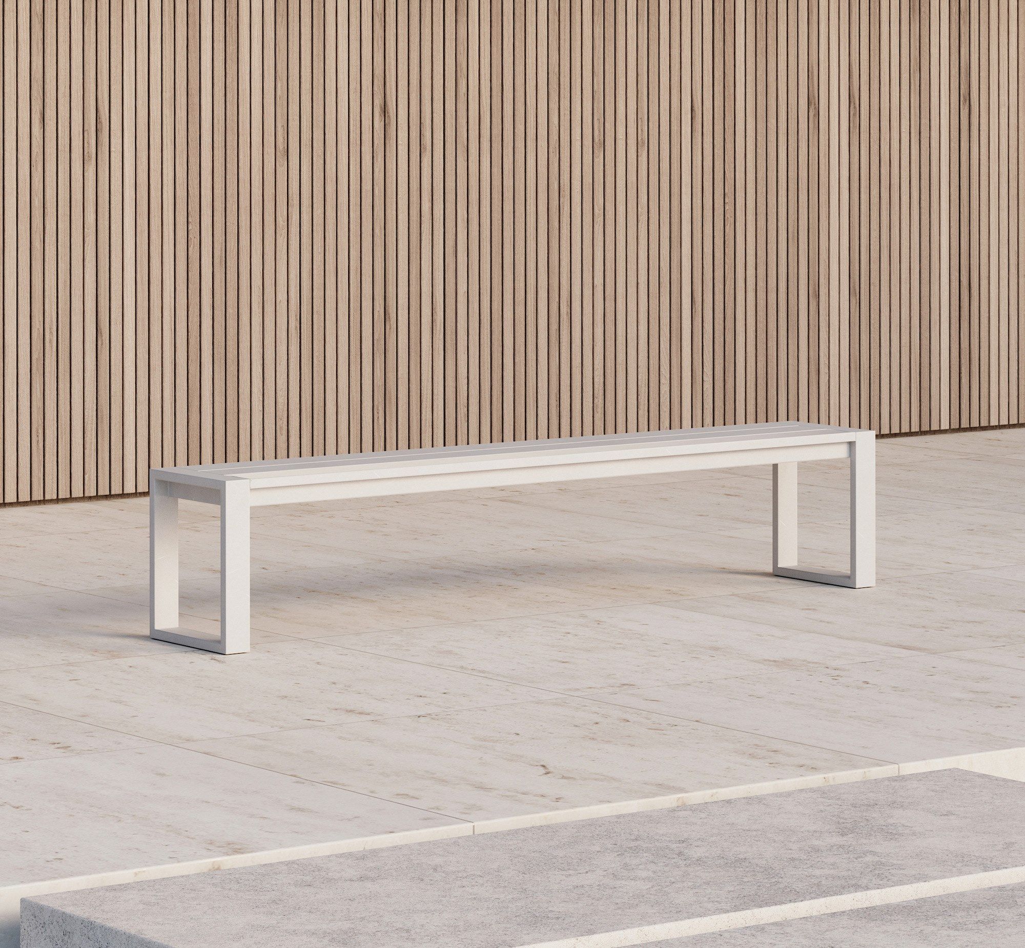 Алюминиевая садовая скамейка с порошковым покрытием Case Eos ARCH-00129468 - Вид №4