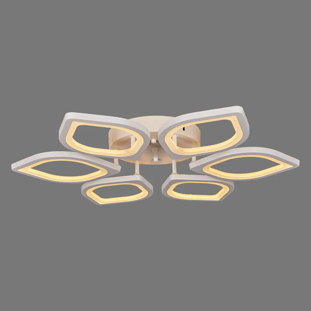Люстра потолочная светодиодная Escada 10216/6LED 92W с пультом управления, 25 м², регулируемый белый свет, цвет белый 88294276 STLM-2181393  - Вид №5
