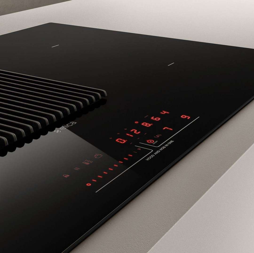 NIKOLATESLA PRIME BL/A/83-PRF0138475 Индукционные варочные панели / индукционная, с вытяжкой, 1200 м3/ч, черная Elica  - Вид №3