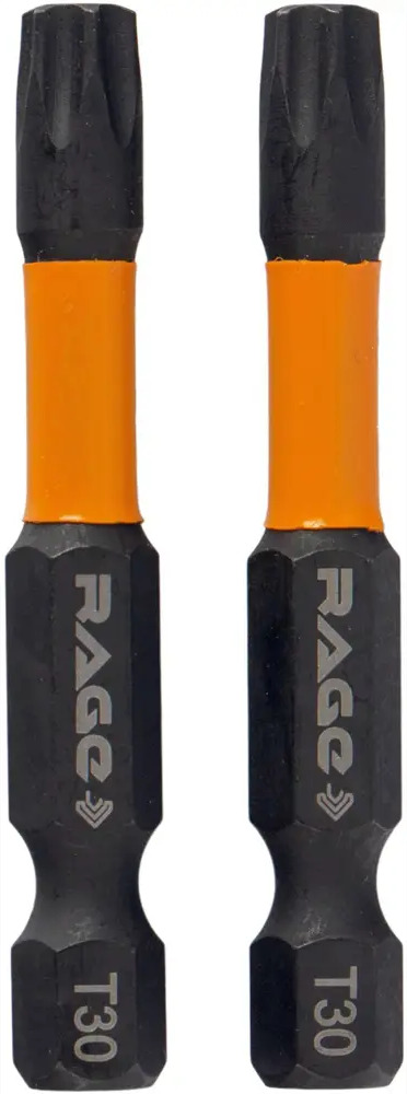 Ударная бита RAGE T30x50 мм для профессионального монтажа (2 шт) 89361512