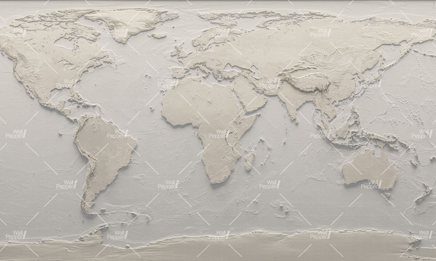 Carta da parati PVC free, eco-friendly, lavabile WallPepper PLANISFERO ARCH-00029015 - Вид №1