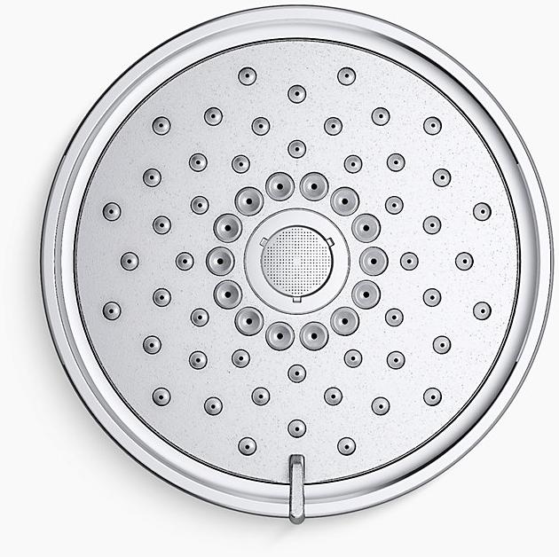 KOHLER Многофункциональная душевая лейка Purist 2,5 галлона в минуту с технологией всасывания воздуха Katalyst K-22170-SN  - Вид №2