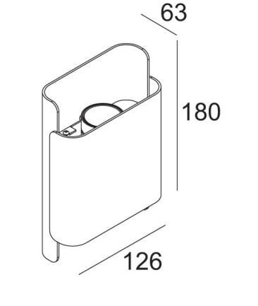 Алюминиевый светодиодный настенный светильник Deltalight WANT-IT X ARCH-00058785 - Вид №7