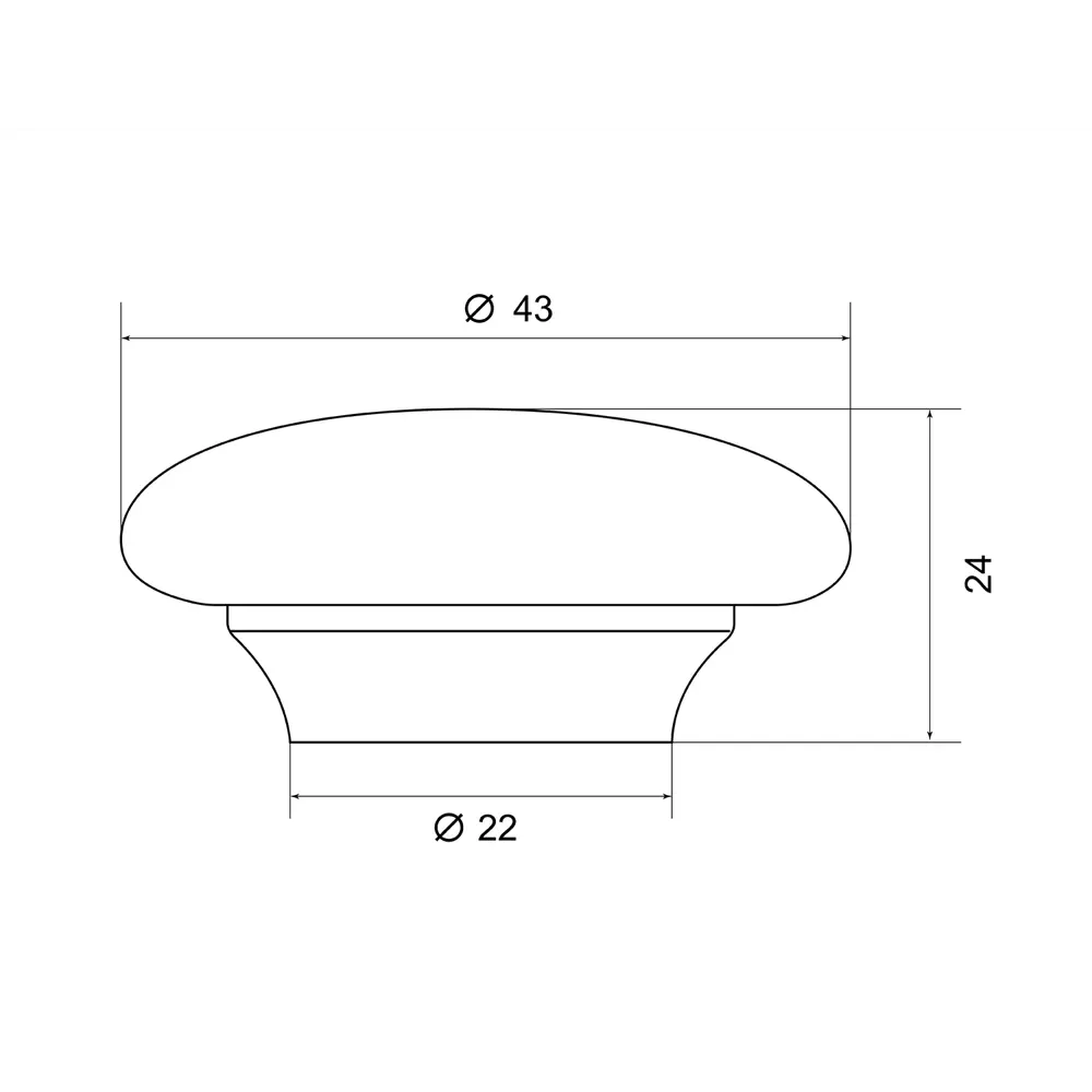 86900179 Ручка-кнопка мебельная Dinopium дерево цвет темно-коричневый STLM-1007890 PALLADIUM  - Вид №2