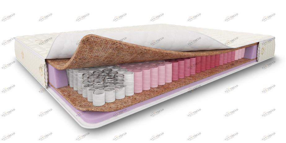 Матрас ортопедический с независимым пружинным блоком 160x200 Maybe 5 BELABEDDING  129360 Белый 