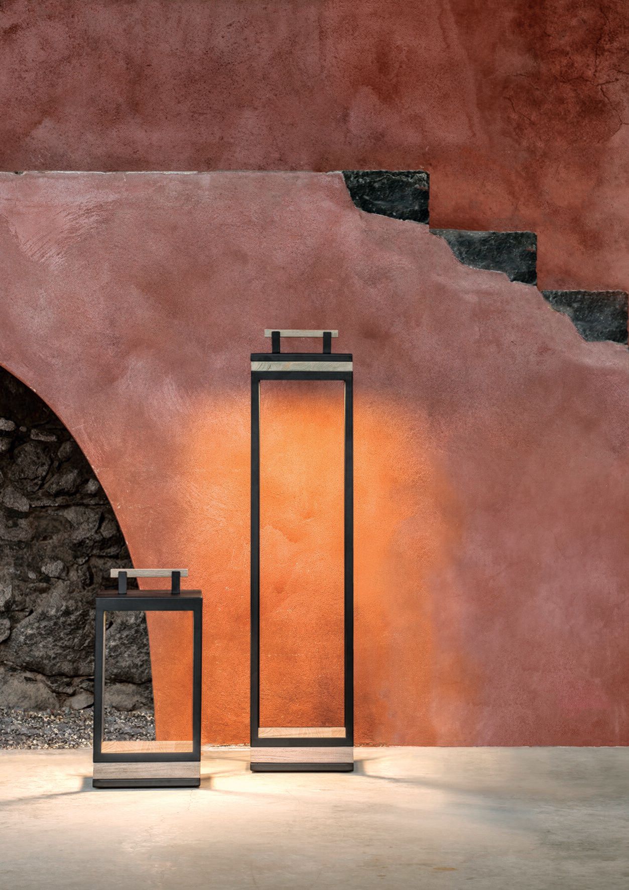 Напольная лампа из тикового дерева Ethimo Carrè ARCH-00084255 - Вид №2