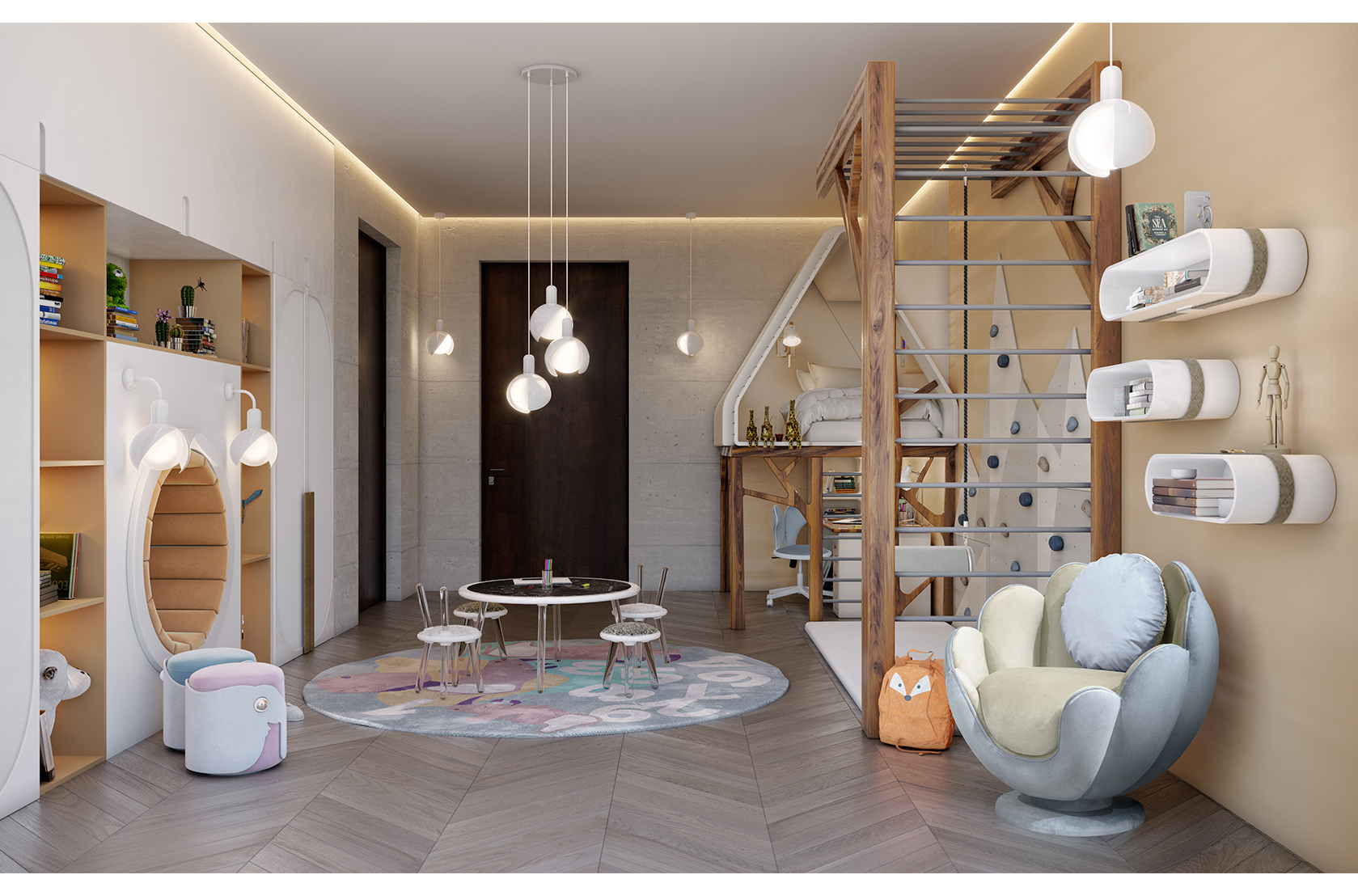 CIST635 Полки в детскую Облако Маленькое Circu  - Вид №18